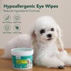 SmileDenX Dog Eye Wipes Hypoallergenic Pet Eye Cleaner Wipes, Soothing
