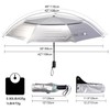 G4Free UPF 50+ UV Protection Travel Umbrella 46 Inch Auto