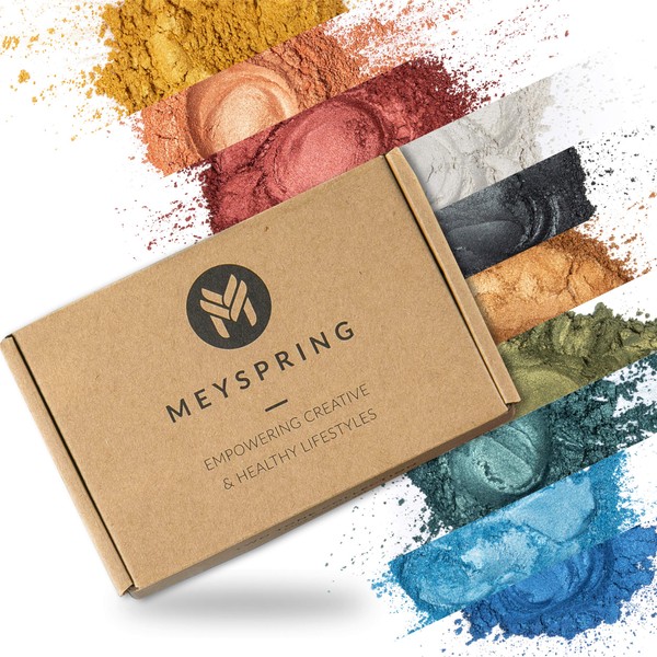 MEYSPRING Two Tone Collection - Mica Powder for Epoxy Resin - Pigment Powder Set 100g - Epoxy Resin Color Pigment
