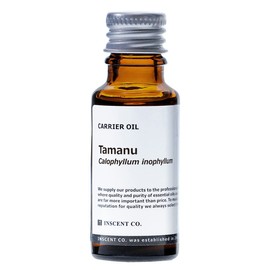 Tamanu Oil (Carofilum Oil) [Unrefined] 0.7 fl oz (20 ml) Carrier Oil (vegetable oil base oil) *Please note that it has a similar aroma like turmeric