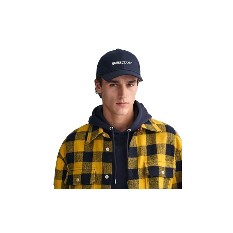 Guess Jeans Men's Embroidered Baseball Cap, navy