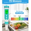 WADEO TDS Meter, 7 in 1 Water Tester for PH/TDS/EC/salinity/S.G/ORO/Temperature,