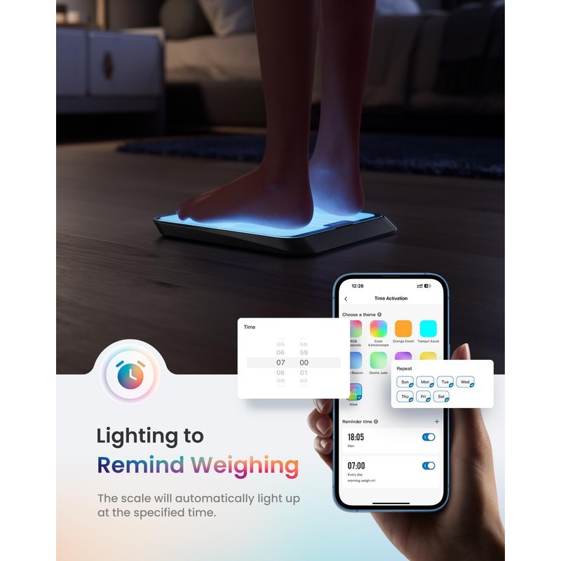 RENPHO Smart Scale for Body Weight, BMI, Body Fat, Muscle