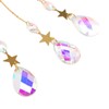 Moon Wind Chimes Bright Crystal Hanging Pendant Window Decoration for