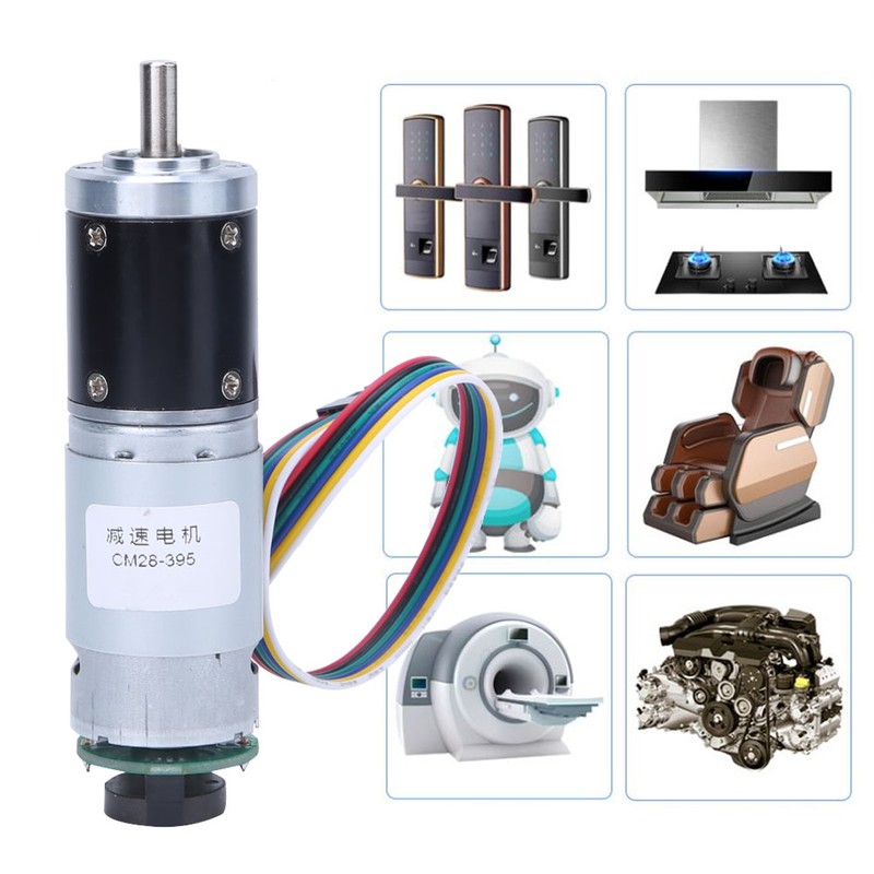 12V 330RPM Metal DC Geared Motor Speed Reduction Motor with