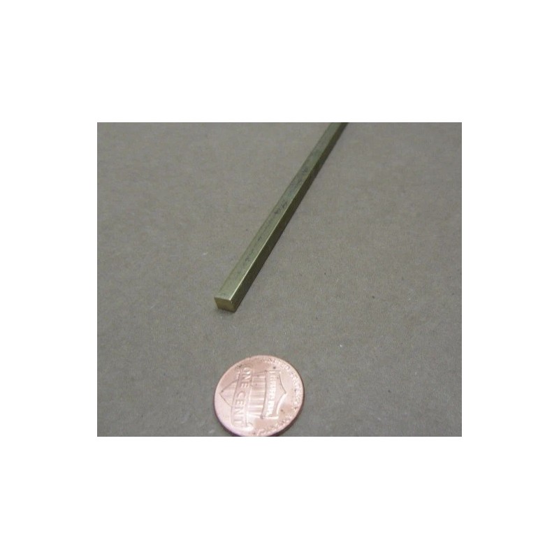 Basic 360 Brass Square Bar 3/16" Thick x 3/16" Wide