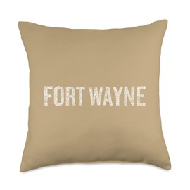 Fort Wayne Throw Pillow
