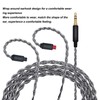 Headphone Cable 4 Strands Silver Plated Copper Anti Stangling 3.5MM