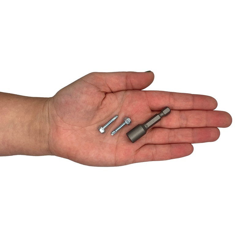 Pack of 100 DIN 7504 K Galvanised Steel 4.2 x