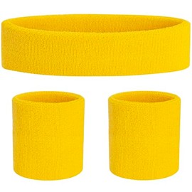 Juego de bandas para el sudor, diadema y muñequera, banda de algodón para hombres y mujeres atléticos, diademas deportivas para entrenamiento, correr,