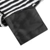 Polyester Black White Stripe Surfboard Sock Cover Protection Bag for