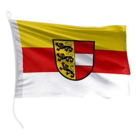 FLAGLY Premium Boat Flag Carinthia 20 x 30 cm - 115 g/m² Fabric Weight - Printed, Robust with Knit & Loop, Boat Accessories Motor Boat (20 x 30 cm - Carinthia)