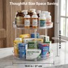 IPENP Vitamin Storage Organizer, 1 Tier 10.3" Rotary Turntable Organizer