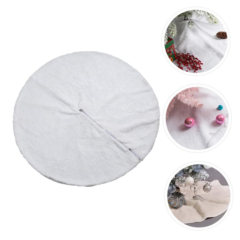 LABRIMP 1pc Christmas Tree Skirt Soft Holiday Decoration for Xmas
