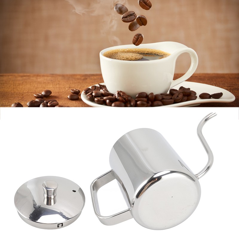 Pour Over Coffee Kettle Stainless Steel Handheld Narrow Drip Spout