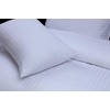DTEX HOMES 2 Pillowcases Satin Stripes 100% Egyptian Cotton Envelope