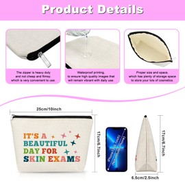 Gfhzdmf Nurse Gift for Women Makeup Bag Dermatology Nurese Practice Gifts Empowering Appreciation Present for RN Registered Nurses Dermatologist Doctor Skin Therapist Cosmetic Pouch with Zipper