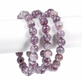 Justinstones Gemstone Crystals Chakra Beads Bracelet Reiki Crystal Healing 10mm Round Stretchable Bracelet for Her Gift, 10mm, Stone, Agate