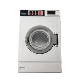 Realistic Washing Machine Toy, Children's Washing Machine, Playhouse Toy, Mini Dollhouse Furniture, 1:12 Dollhouse Accessories for Children, Boys, Girls, for Birthday Gifts Children Kiuiom