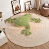 Huniupore Large Frog Stuffed Animal Green Frog Plush Toy Frog