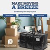 ZOBER Extra Large Moving Bags, Heavy-Duty Water-Resistant Storage Bags with