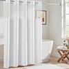 River Dream White Extra Long Shower Curtain or Liner with