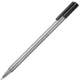 STAEDTLER 334 Triplus Fineliner Superfine Point Pens - 0.3mm - Black, Blue, Red, Green, Violet - Wallet of 10