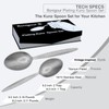 Bonigour Chef Kunz Spoons, 18/10 Stainless Steel Professional Set for