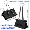 2 Inch Binder Clips(12 Pack), Upgrade Support Points Binder Clips