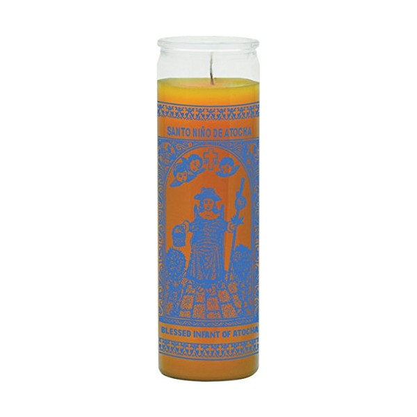INDIO Child of Atocha Gold Candle - Silkscreen 1 Color 7 Day