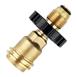 Xastro Universal Fit Propane Tank Adapter Converts POL to QCC1 / Type 1 with Wrench，Propane Hose Adapter Old to New Connection Type