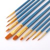 Set of 10 Brushes with 6 Mixing Palettes Painting Brush