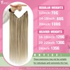 YoungSee Wire Real Hair Extensions Blonde Highlight Wire Hair Extensions