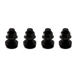 VanEssential L-Track Single Stud Bolt M10 x 1.0 Thread (Metric) 25mm / 1 inch Venture Track Accessory Black - 4 pcs