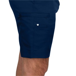 Pantalones cortos de golf cargo para hombre, ajuste seco, bolsillos grandes, ligeros, absorben la humedad, elásticos en 4 direcciones, Azul marino, 32