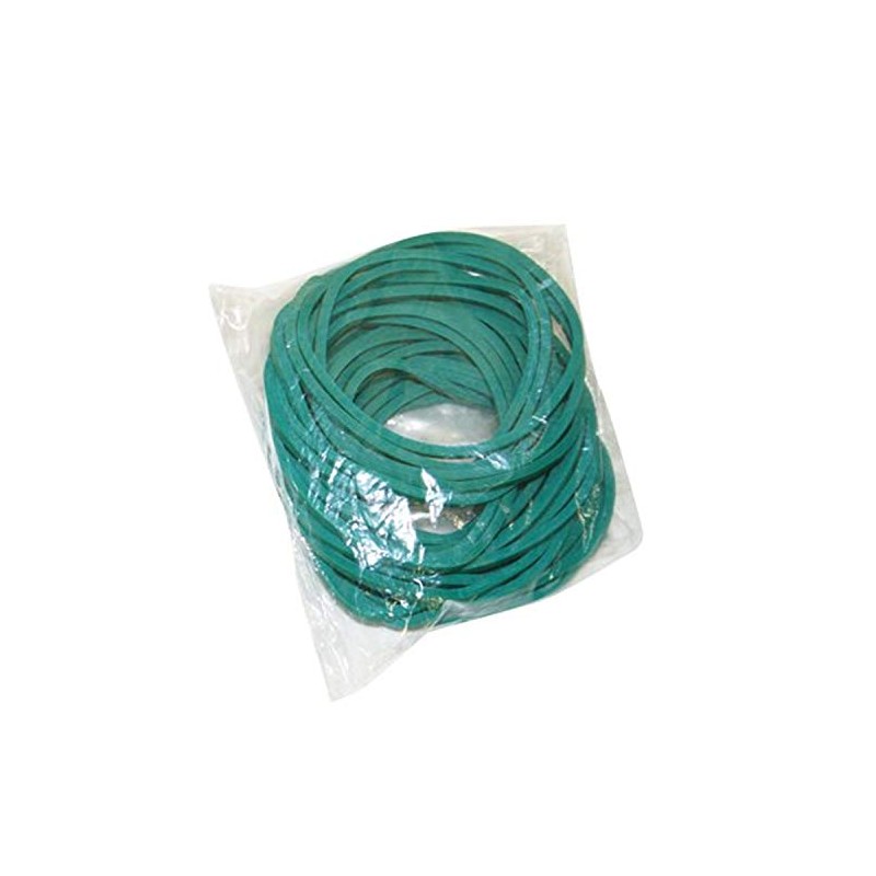 CanDo Green Rubber Bands, Latex-Free, 25 Count