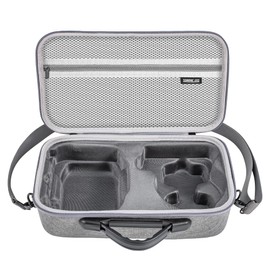 DJI Flip Case Carrying Case for DJI RC 2/RC-N3 Transmitter Waterproof Storage Bag Portable Storage Shoulder Bag Travel Case, gray, Simple