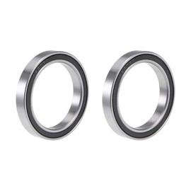 sourcing map 6807-2RS Ball Bearing 35 x 47 x 7 mm Double Sealed Chrome Steel Bearing Deep Groove Ball Bearing Roller Bearing for Skateboard 3D Printer Roller Inline Skates (2 Quantity)