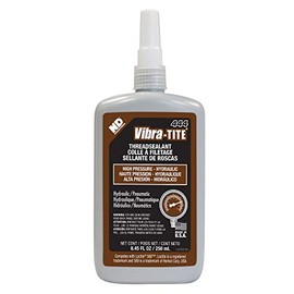 Vibra-TITE 444 Brown High Pressure Hydraulic Anaerobic Thread Sealant, 250ml Bottle
