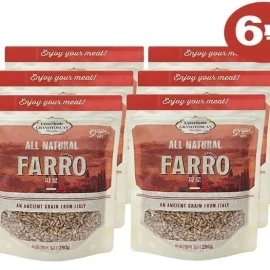 Grain-on Farro (Emmer Mill) Ancient Grain 280g x 6 packs x 2SET (LC) Basic / 그레인온 파로(엠머 밀) 고대곡물 280g x 6팩 x2SET(LC) 기본