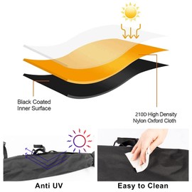 E-Bike Handlebar Protective Cover, Handlebar Cover, Ebike Rain Protection, Universal Protective Cover for Ebike from Wet, Dust and Dirt, Universal Protective Cover