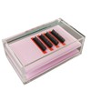 Two Layers Eyelash Grafting Pallet with Cover, Dust-proof Acrylic Lash