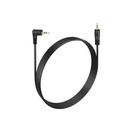 PNGKNYOCN Right Angle 2.5mm Audio Aux Cable,90 Degree Angle 2.5mm TRS Male to 2.5mm Male Headset Headphone Stereo Audio Adapter Cable （1.8M）