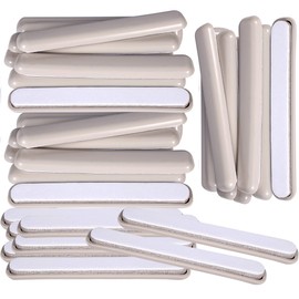 32Pcs 1/2in.X 4in.Bar Self Stick Carpet Sliders Self Adhesive Furniture Moving Slider for Carpet Slider,Self-Adhesive Furniture Slider,Moving Pads Moving Furniture Sliders Furniture Mover Glide Glider