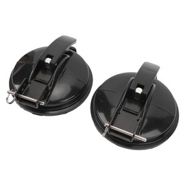 Awning Foot Holder, 1 Pair Awning Holder, Latch Style, Stable Support, Sturdy Awning Foot Holder for T4, T5, T6, Beach Transporter, T7 (Black)