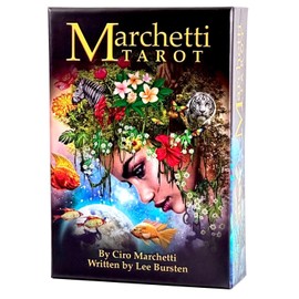 I.I.J Tarot Cards, Weight Edition, 78 Cards, Tarot Divination, Marchetti Tarot, Japanese Instruction Manual Included (English Language Not Guaranteed)