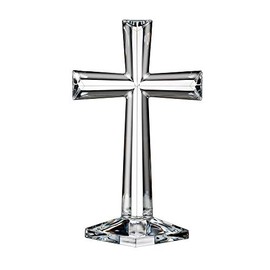 Marquis by Waterford Selah Standing Cross, 10-Inch, Clear, First Communion Gift, Baptism Gift
