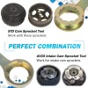Sunluway Intake/Exhaust Cam Sprocket Tool Wrench Holder Tool Kit for