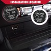 Hihaha Carbon Fiber Pattern Engine Start Button Cover Trim for