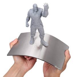 BIQU Resin Build Plate+Magnetic Sheet,192X120mm Resin Flexible Steel Plate Flex Bed for Elegoo Saturn V1 Saturn Voxelab Proxima 8.9" 4K Flashforge Foto 8.9 3D Printer